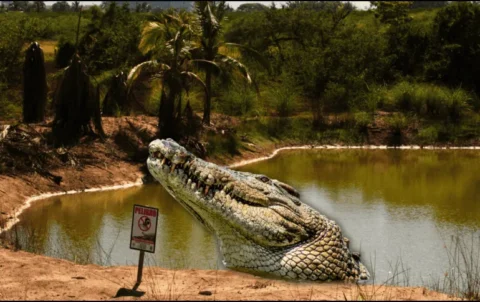 Cocodrilo ATACA a niño que pescaba en estero de Nayarit